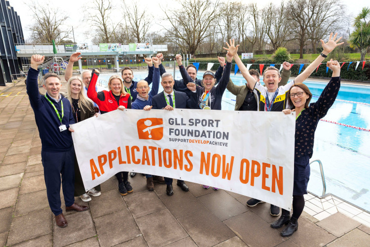 Richmond athletes joined GLL staff and council employees to celebrate the launch of the Sport Foundation (Image supplied)