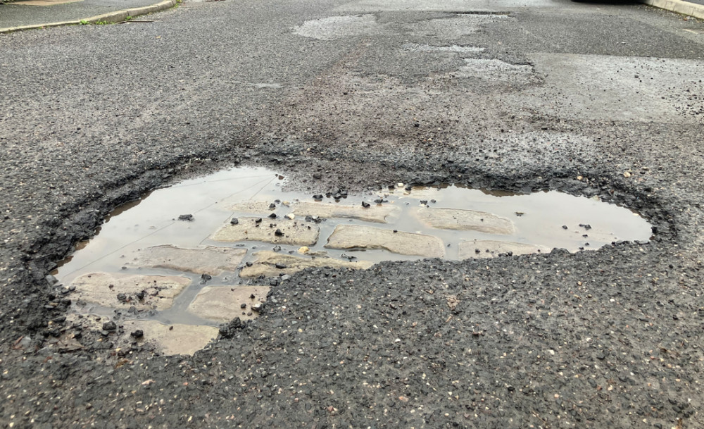 Stockport was given an amber rating for its pothole management, with an estimated 3,716 potholes filled in 2024/25 (Image - Declan Carey LDRS)