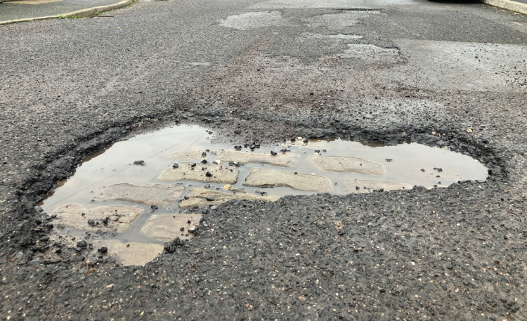 Stockport was given an amber rating for its pothole management, with an estimated 3,716 potholes filled in 2024/25 (Image - Declan Carey LDRS)