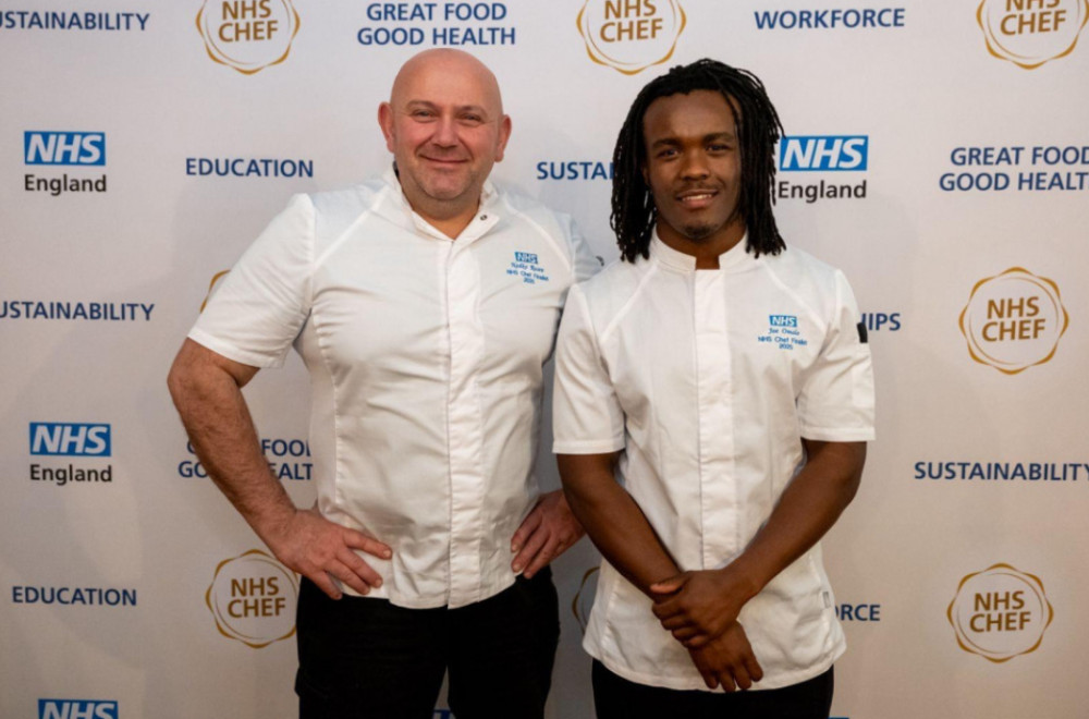 Joe Omolo, a 19-year-old apprentice chef at Stepping Hill Hospital, appeared on BBC One's Morning Live (Image - Stockport NHS)