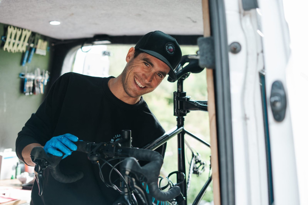 Chris Bolingbroke, founder of Captain's Bike Repairs, offers mobile bike repair services in Twickenham (Image supplied)