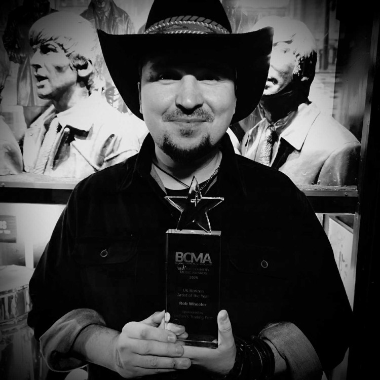 Alsager's Rob Wheeler has won another award - this time the British Country Music Association’s Horizon Artist award.  (Photo: Rob Wheeler)
