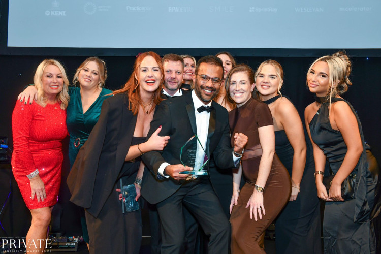 The practise is celebrating winning Best Dental Practice in the Midlands  (image supplied) 