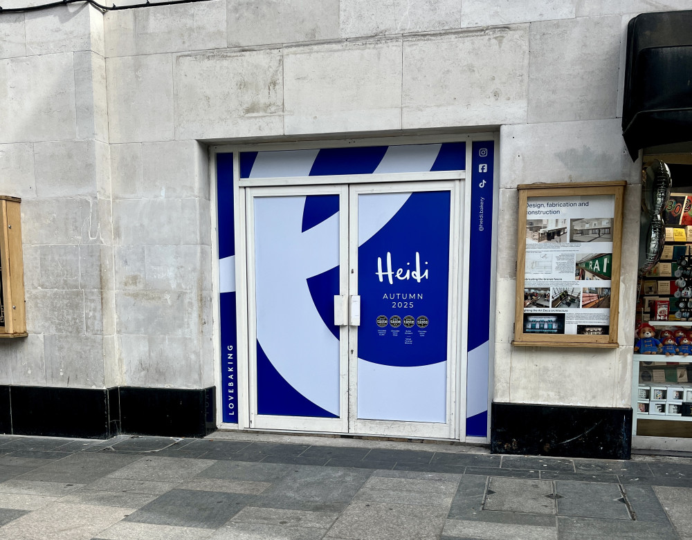 Work has begun on the new Heidi Bakery coffee shop inside Richmond Station (credit: Nub News).