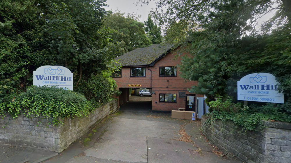 Wall Hill Care Home in Leek was inspected by the CQC from 14 October to 26 November 2025 (image via Google Street View)