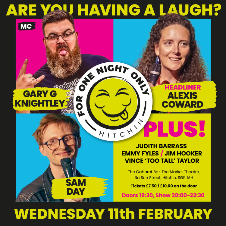 For one Night only - Hitchin. February 2026