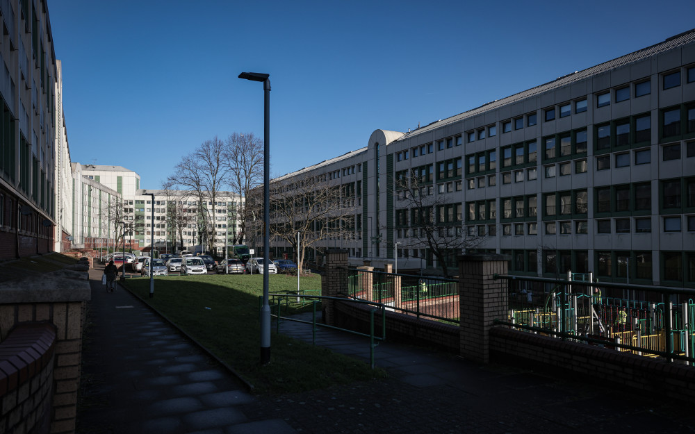 There are ‘major’ concerns about fire safety at Lancashire Hill in Stockport, with staff carrying out 24 hour patrols