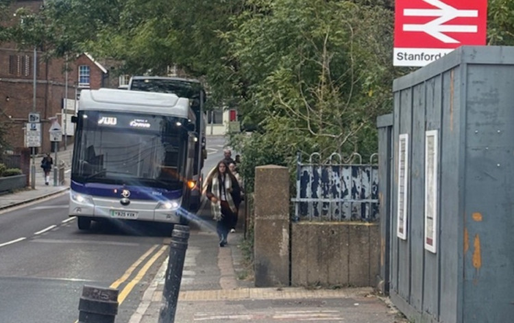 More space will be created around the station bus stop.