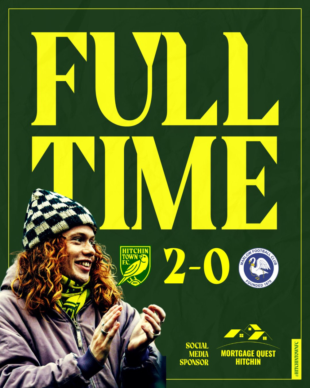 Hitchin Town go top of the league 