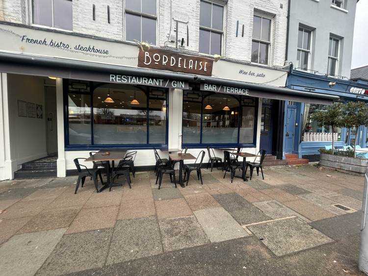 Bordelaise's Surbiton restaurant is located in 97 Maple Rd Surbiton, Greater, London KT6 4AW (Credit: Tilly O'Brien)
