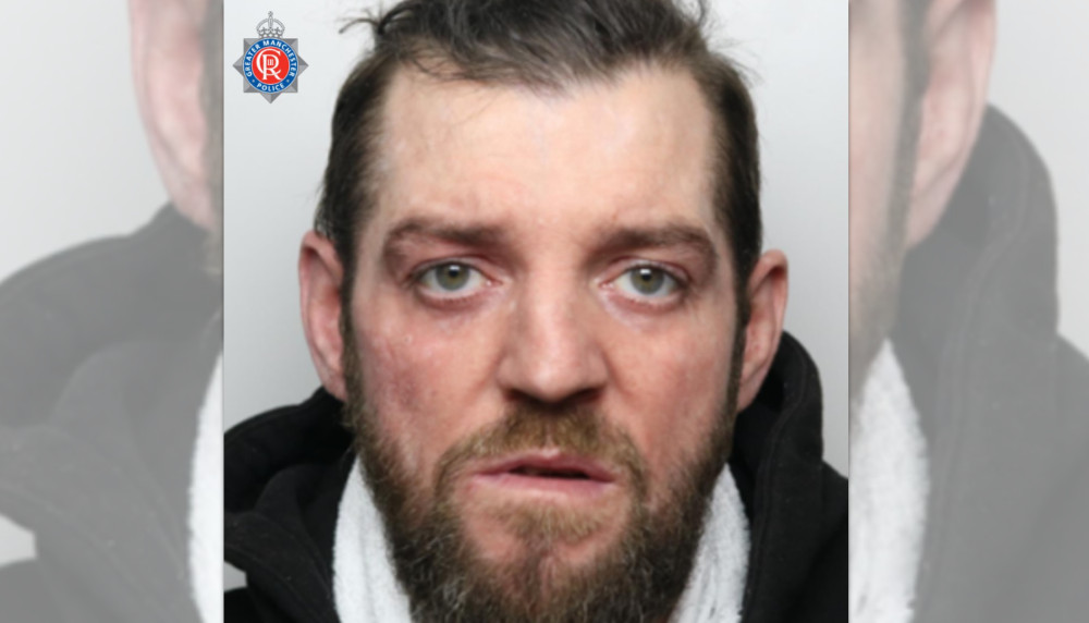 Police are appealing for information to help find Mark Pilling, who is wanted for failing to appear at court (Image - GMP)