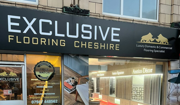 Exclusive Flooring Cheshire is opening a third showroom. Pictured is the company's Crewe branch (Credit: Supplied)