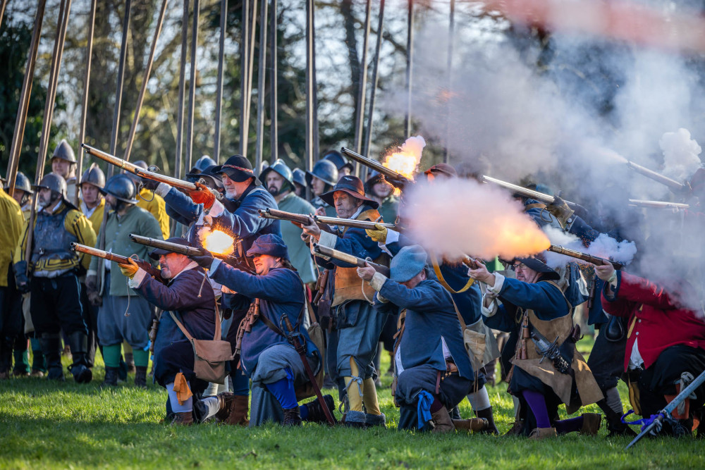 The Battle of Nantwich/Holly Holy Day re-enactment will take place in and around Nantwich town centre and on Mill Island on Saturday 24 January (Photo: Peter Robinson/Jonathan White).