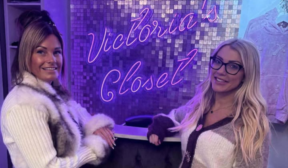 Victoria's Closet is celebrating its 10th birthday. Picture is Michele Slack and shop owner Stephanie Connolly (Credit: Victoria's Closet)