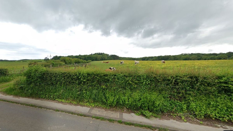 Richborough is seeking outline permission for up to 620 new homes on the site north west of Whitmore Road (image via Google Street View)