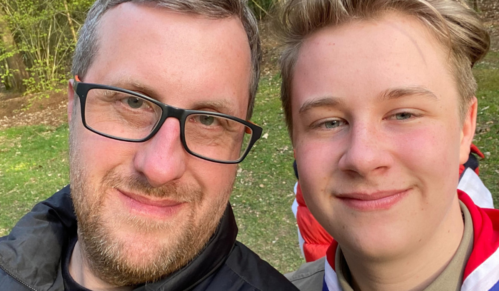 Neil and Isaac Arrowsmith (Credit: Neil Arrowsmith)