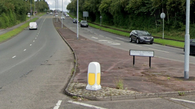 Senior police officers said there have been no reports of car cruising on Reginald Mitchell Way since November (image via Google Street View)