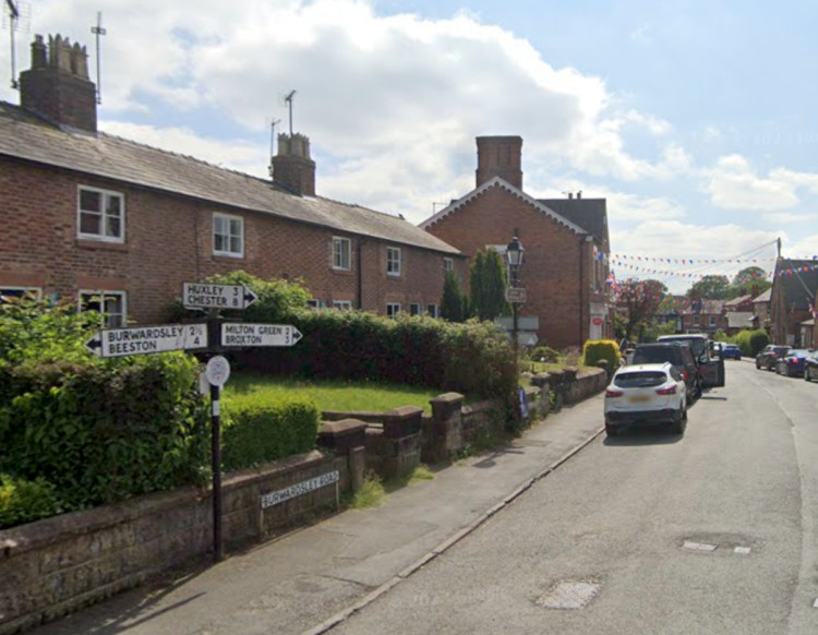 The Jeep Wrangler mounted the verge and collided with a group of runners (Image via: Google)
