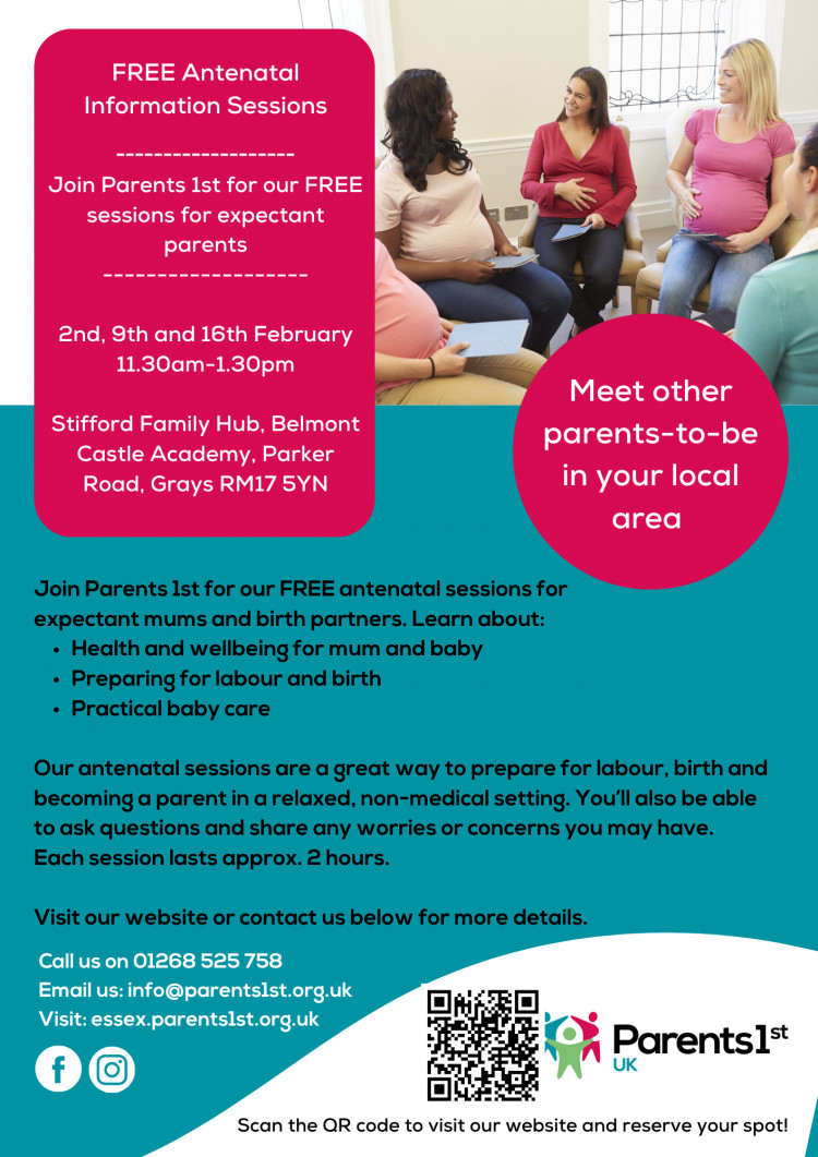 Free Antenatal Information Sessions