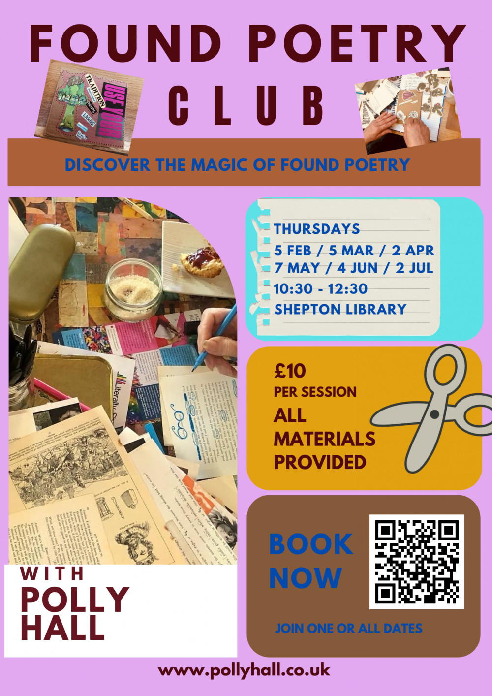 Found Poetry Club - Workshop for Adults