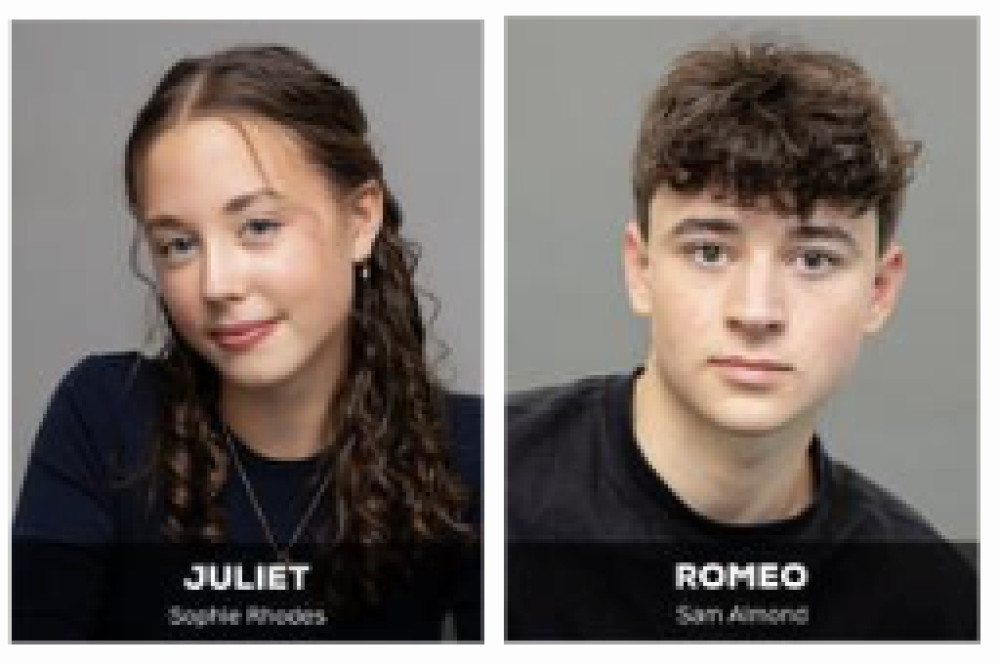 Sophie Rhodes (left) and Sam Almond (right) who play the title roles (images supplied)