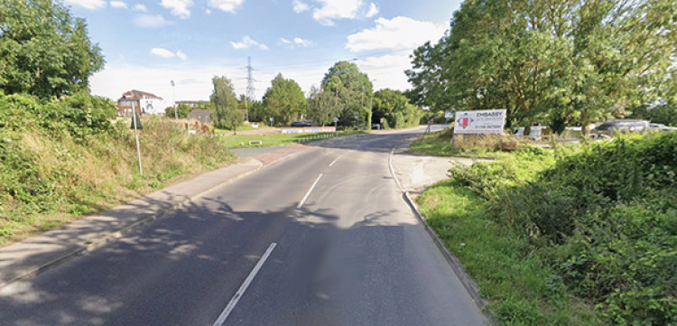 Shap Lane near the Thurrock Hotel. 