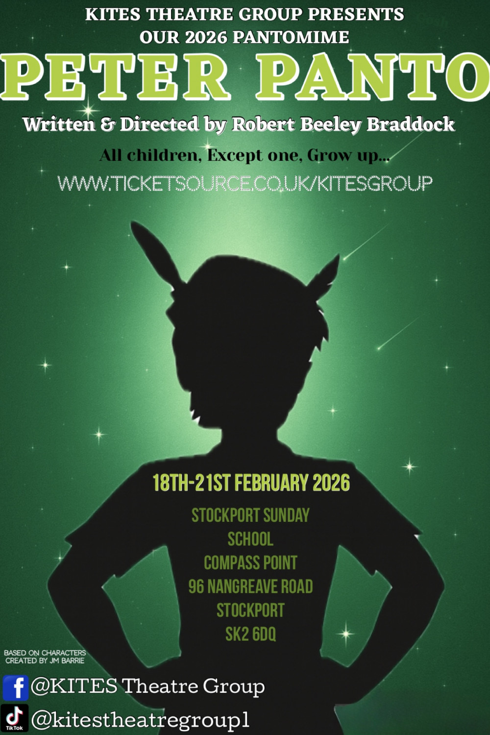 KITES THEATRE GROUP: Peter Panto 2026