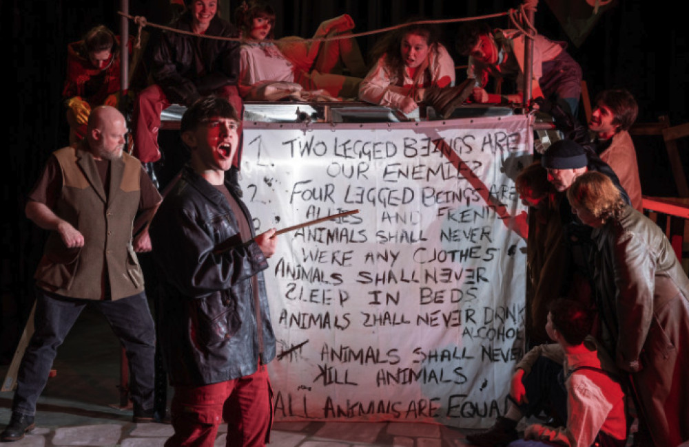 The Loft Theatre presents a timely retelling of George Orwell's Animal Farm (image via Richard Smith Photography)