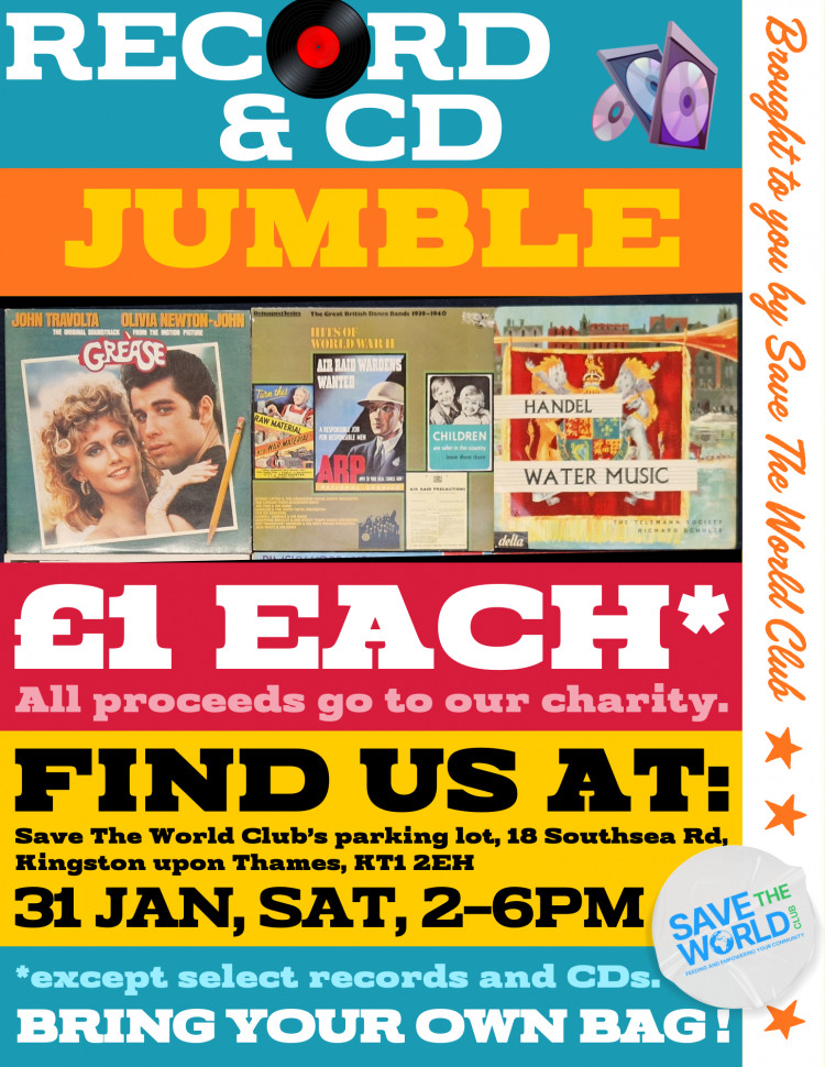 STWC Vinyl Records and CD Jumble (Jan 2026)