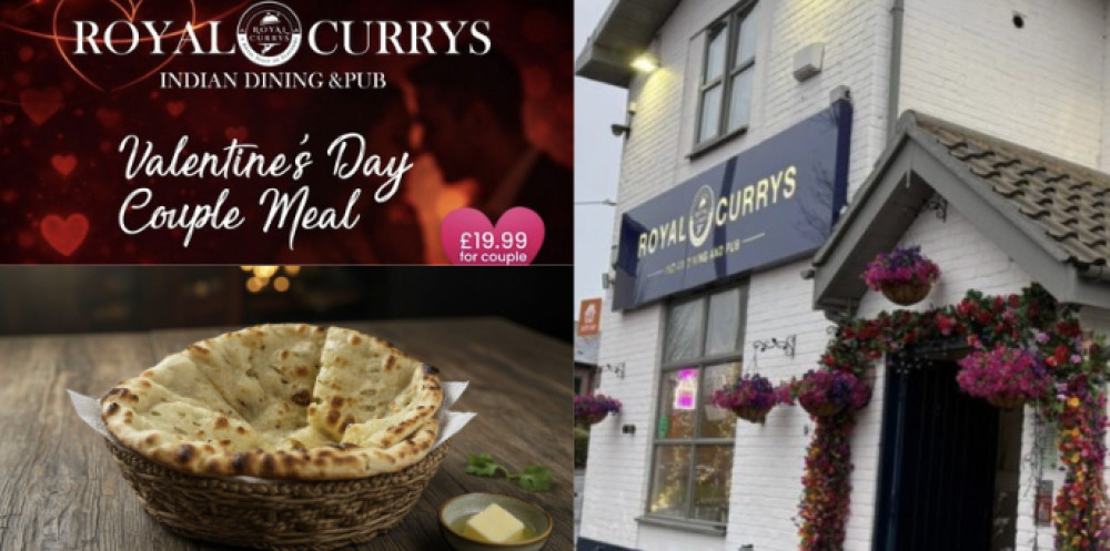 Warwick's Royal Currys unveils its Valentine's Day (images supplied) 