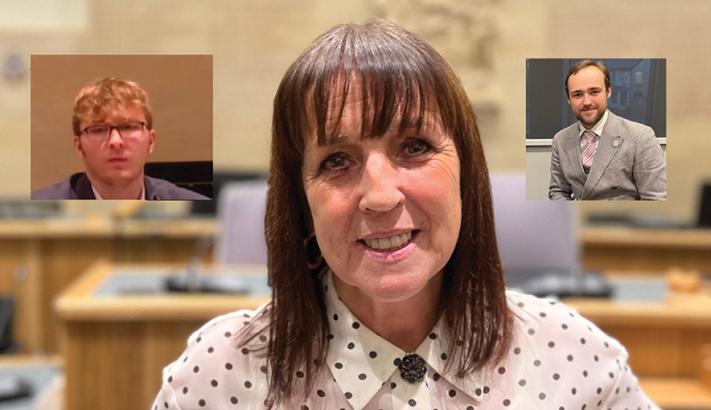 Thurrock Council leader Lynn Worrall is one of 16 councillors who could get an extra year in office without an electoral mandate. So too are Reform leader Alex Anderson (left) and top Tory George Coxshall.