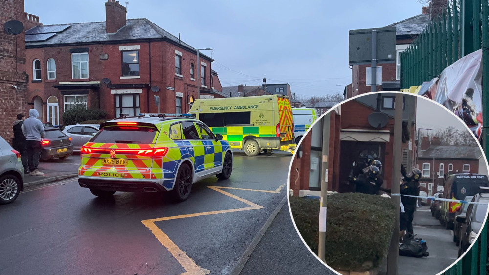 Police are responding to a concern for welfare at Aberdeen Crescent in Edgeley - they say there is no current risk to the public (Image - Nub News)