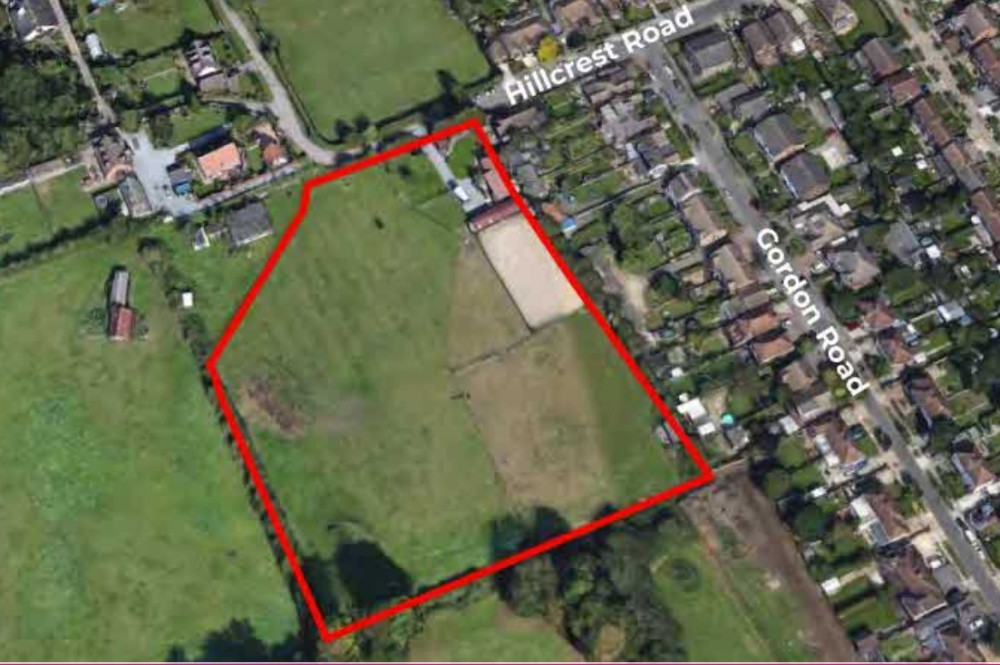 The proposed site for new Horndon village homes