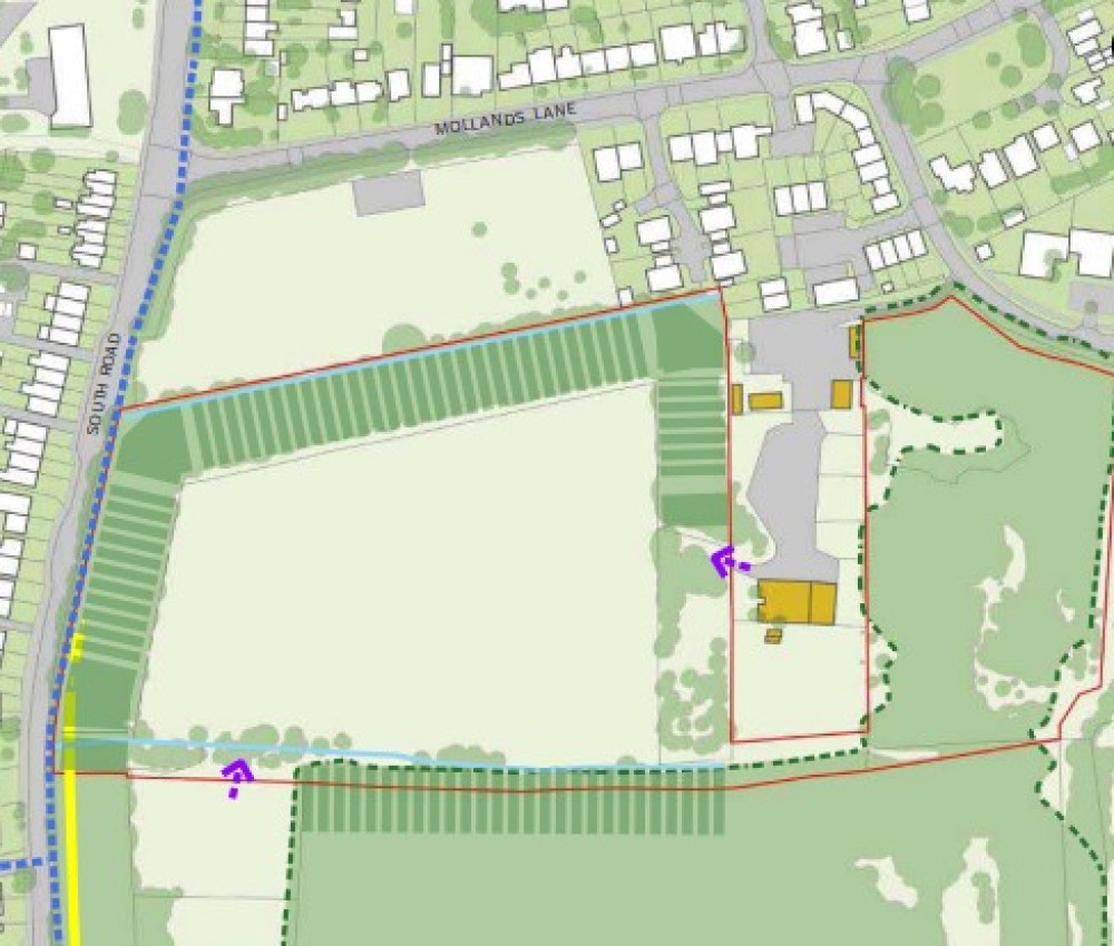 The new homes site in Ockendon