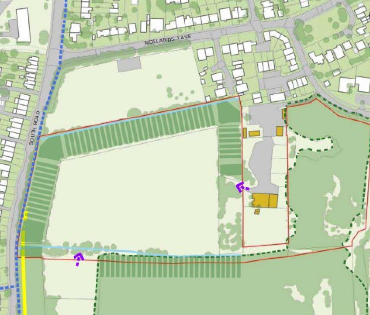 The new homes site in Ockendon