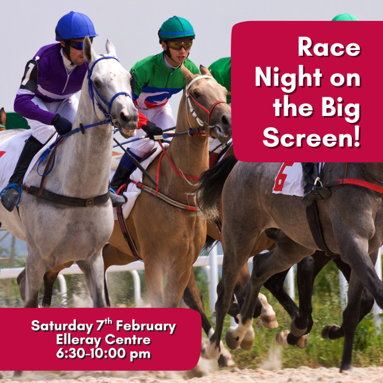 Charity Race Night...on the big screen!