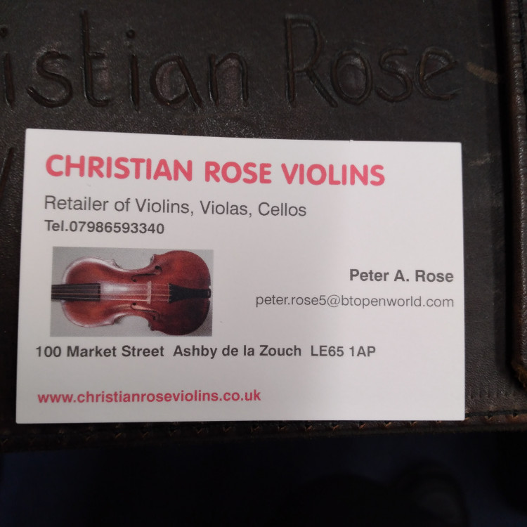 Christian Rose Violins