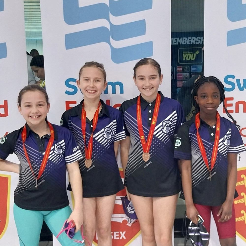 Some of Thurrock's successful swimmers