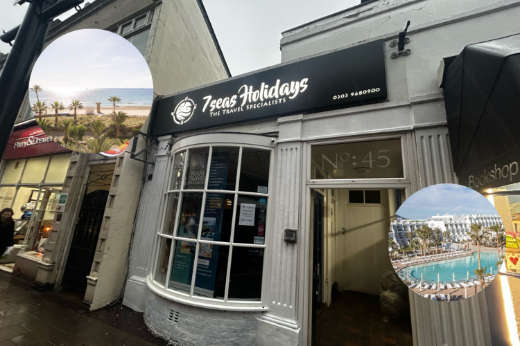 7 Seas Holidays is located in 45 Victoria Rd, Surbiton KT6 4JL (Credit: Tilly O'Brien/7Seas Holidays)