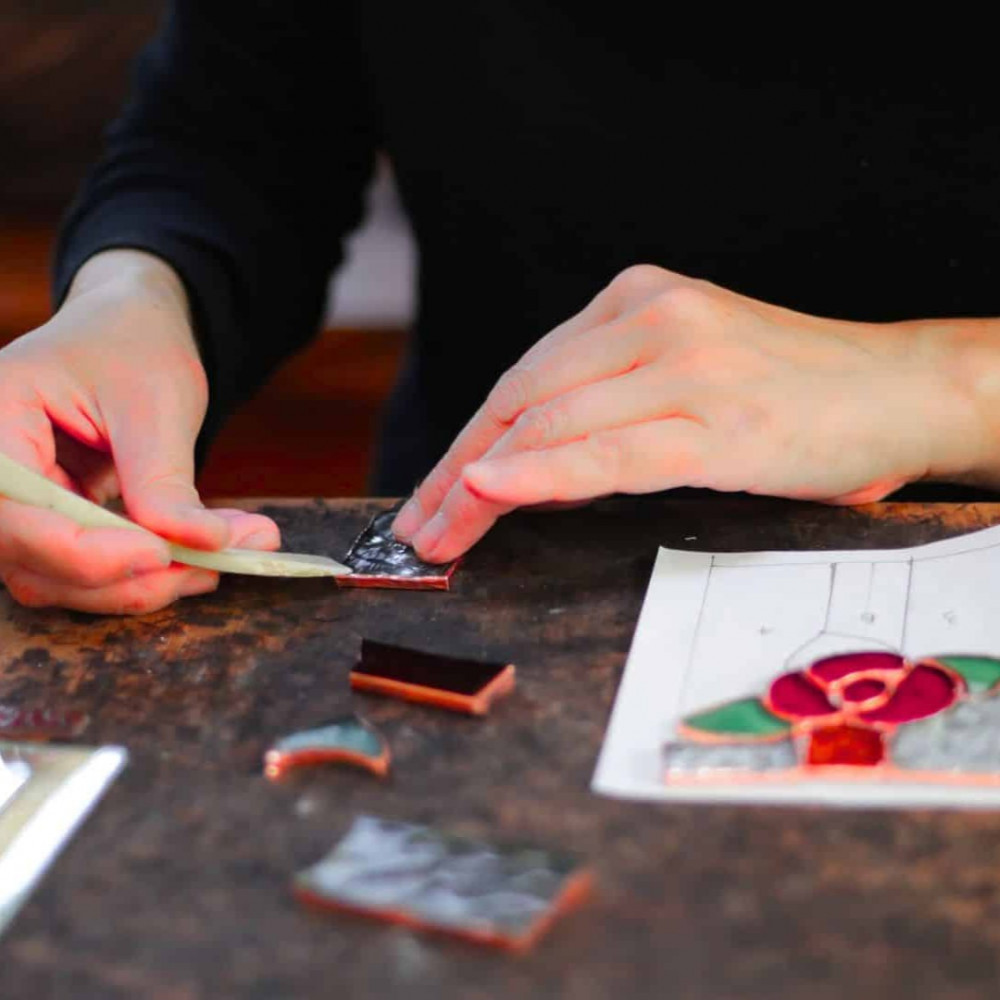 Design a Stained Glass Heart Suncatcher