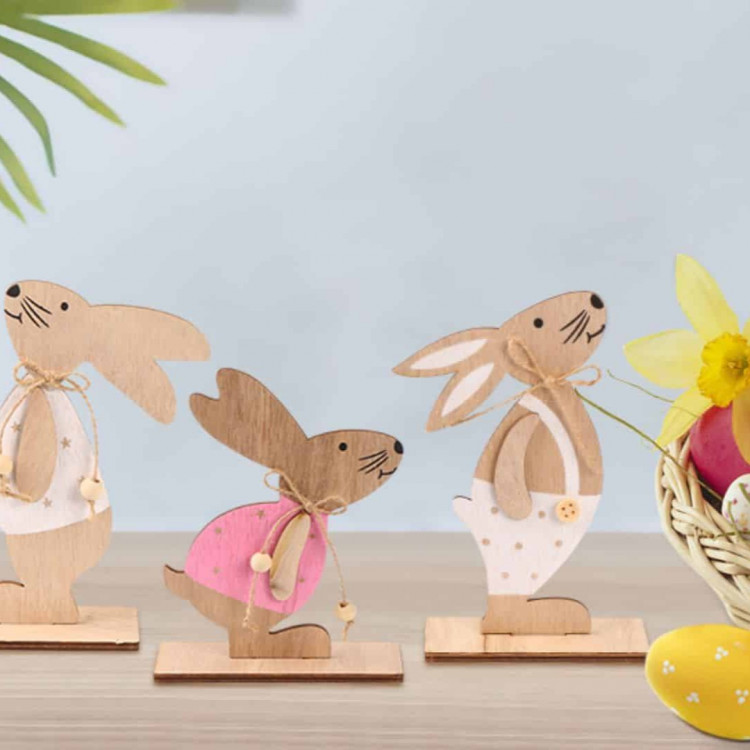 Carve a Wooden Easter Bunny