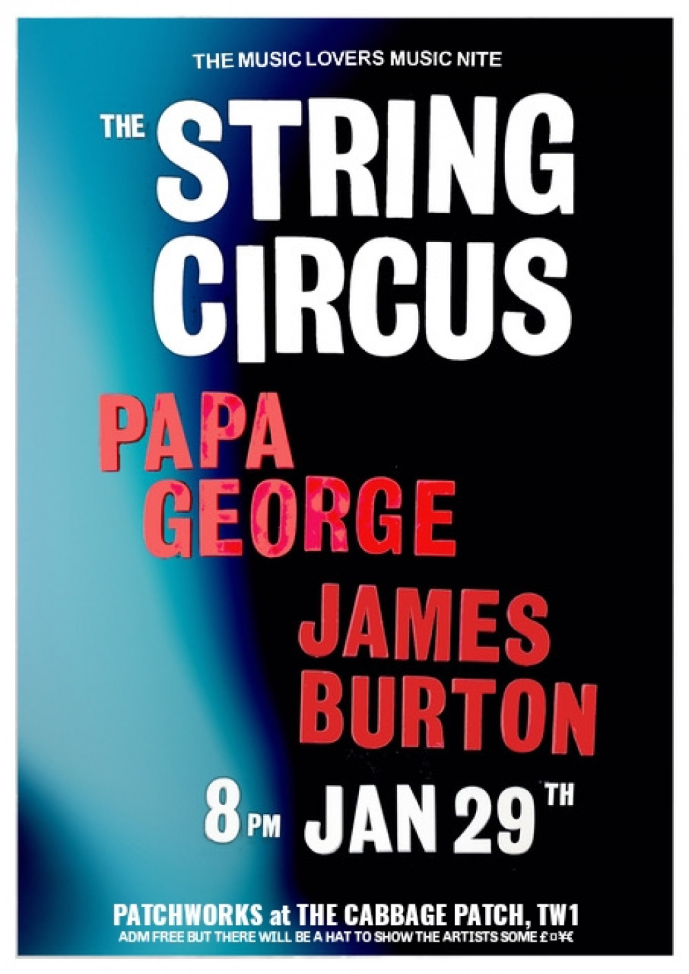 THE STRING CIRCUS with PAPA GEORGE and JAMES BURTON