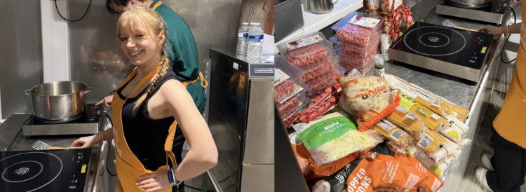 Eight volunteers from Simpson Financial Services participated in a soup kitchen takeover last week (images via Simpson Financial Services) 