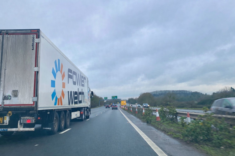 The roadworks continue around the A46 at Leek Wootton