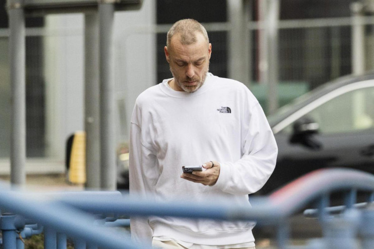 Dean Hamilton, 47, arrives at Swindon Magistrates Court. (Image: Tom Wren / SWNS)