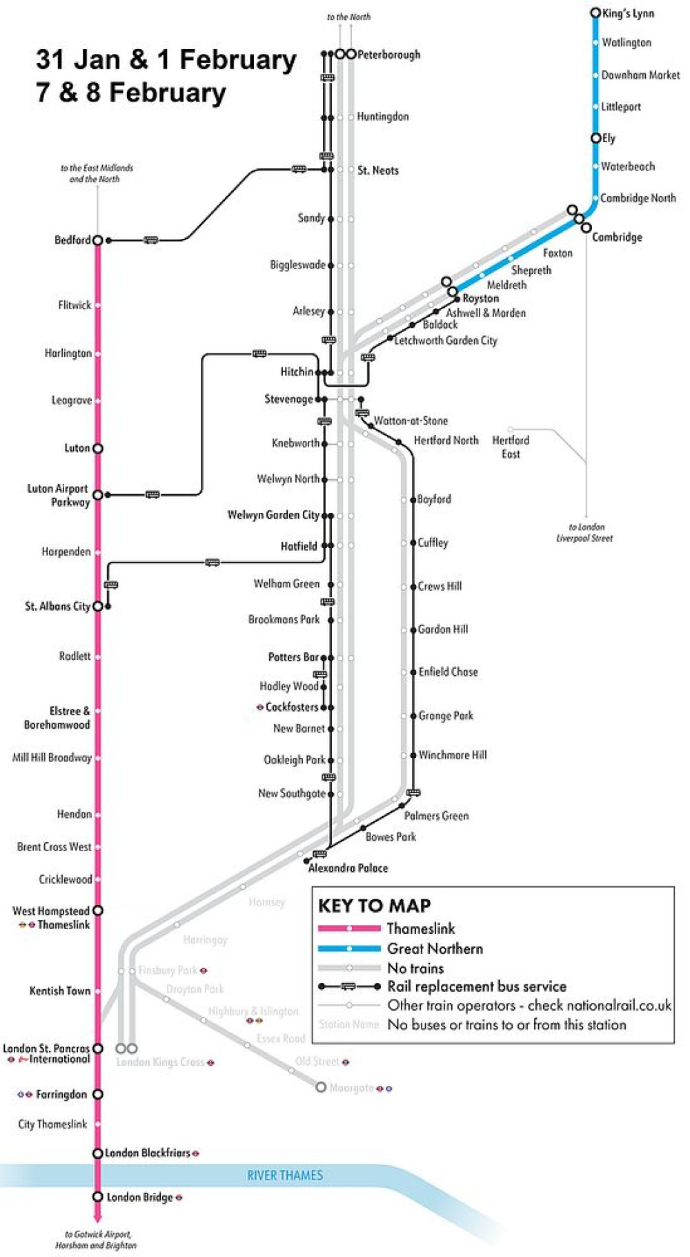 Map showing impact of work 