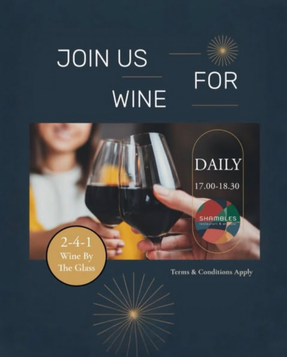 2-4-1 Wine By The Glass