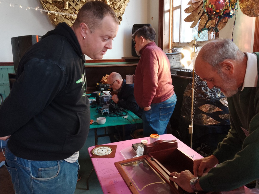 Shepton Mallet's Repair Café has received a Community Group Grant to support its tools and maintenance. (Photo: Shepton Mallet TC) 