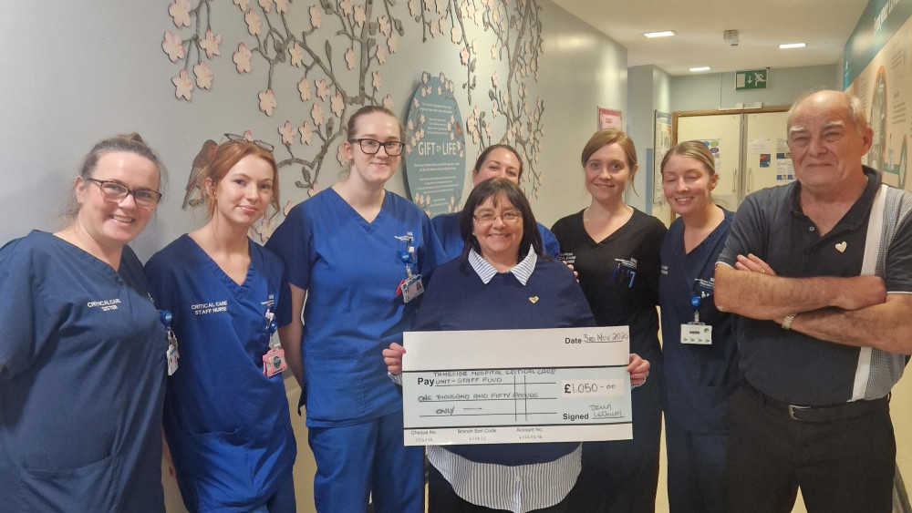 Dawn Letham has been raising money for a memorial garden at the critical care unit at Tameside Hospital (Image supplied)