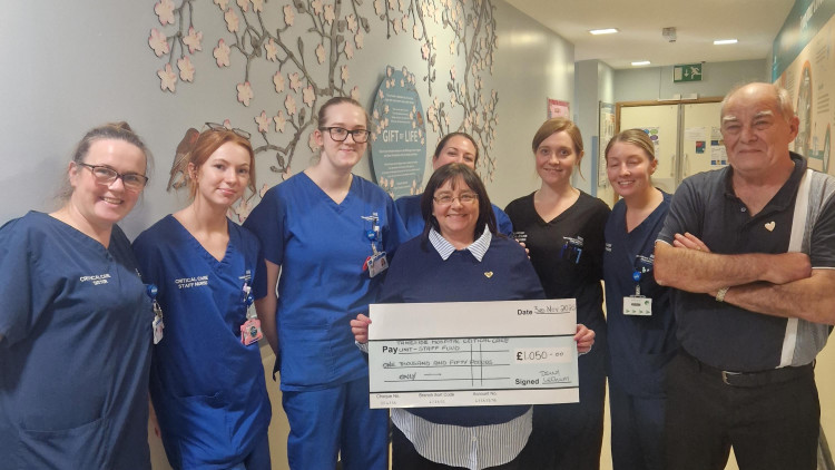 Dawn Letham has been raising money for a memorial garden at the critical care unit at Tameside Hospital (Image supplied)